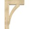Ekena Millwork Thorton Block Rough Sawn Bracket w/ Offset Brace, Douglas Fir, 8"W x 26"D x 38"H BKT0806X26X38THR05RDF - alternate 3